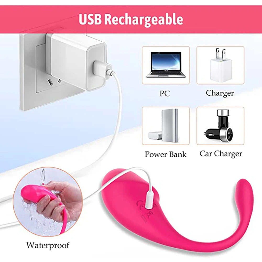 Connected vibrating egg