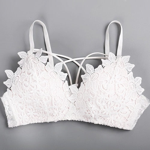 Soutien gorge confortable broderie