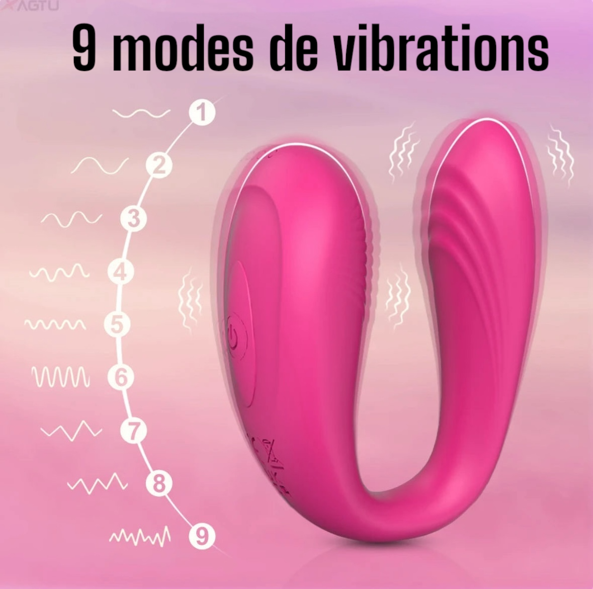 Vibromasseur connecté V-Luxe™ – Appli mobile à distance