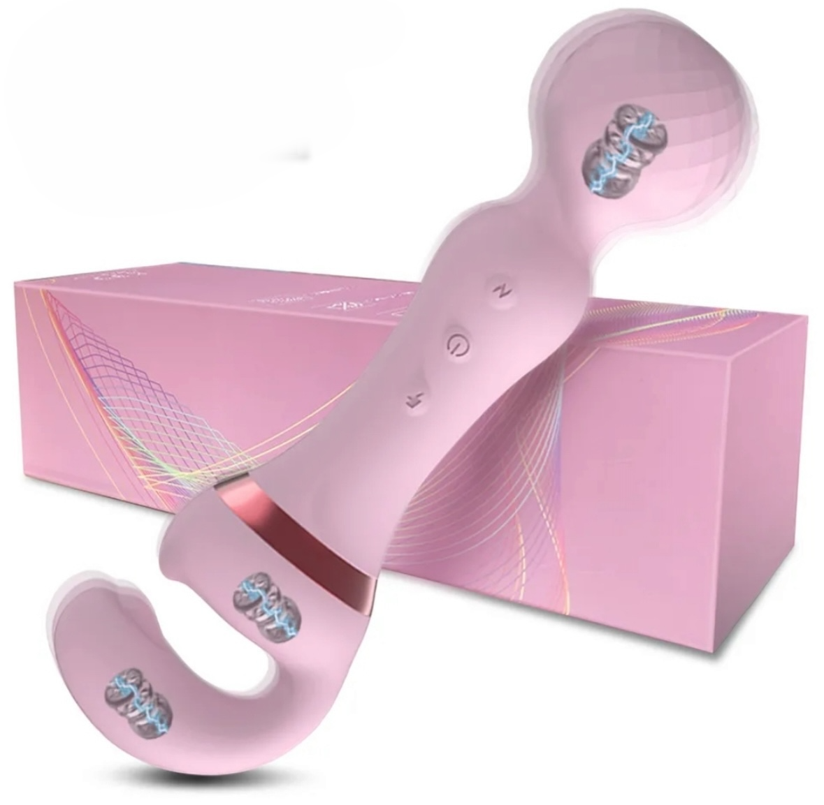 2 in 1 multi-position vibrator