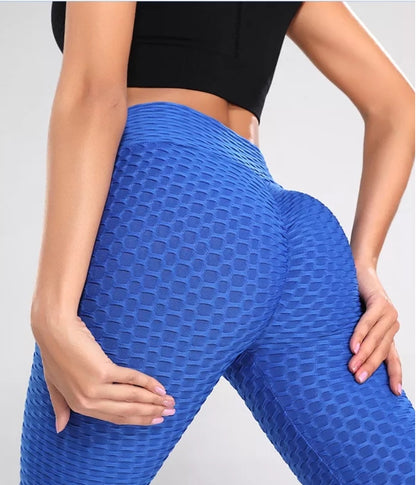 Push up sports leggings Blue Anti cellulite New design