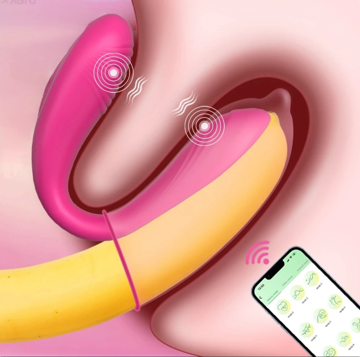 Vibromasseur connecté V-Luxe™ – Appli mobile à distance