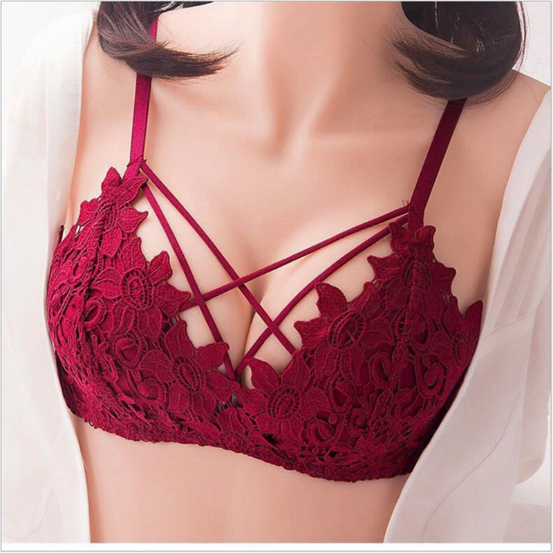 Soutien gorge confortable broderie