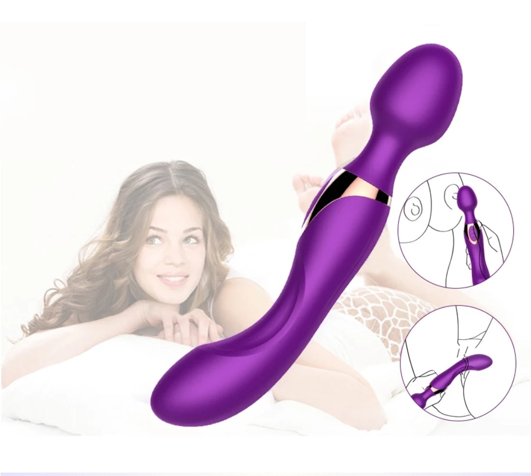 Lucifer On You - Vibroflex Sextoy massage stimulateur point G et clitoris vibromasseur flexible god vibrant jouet sexuel waterproof silencieux rechargeable USB multipositions violet