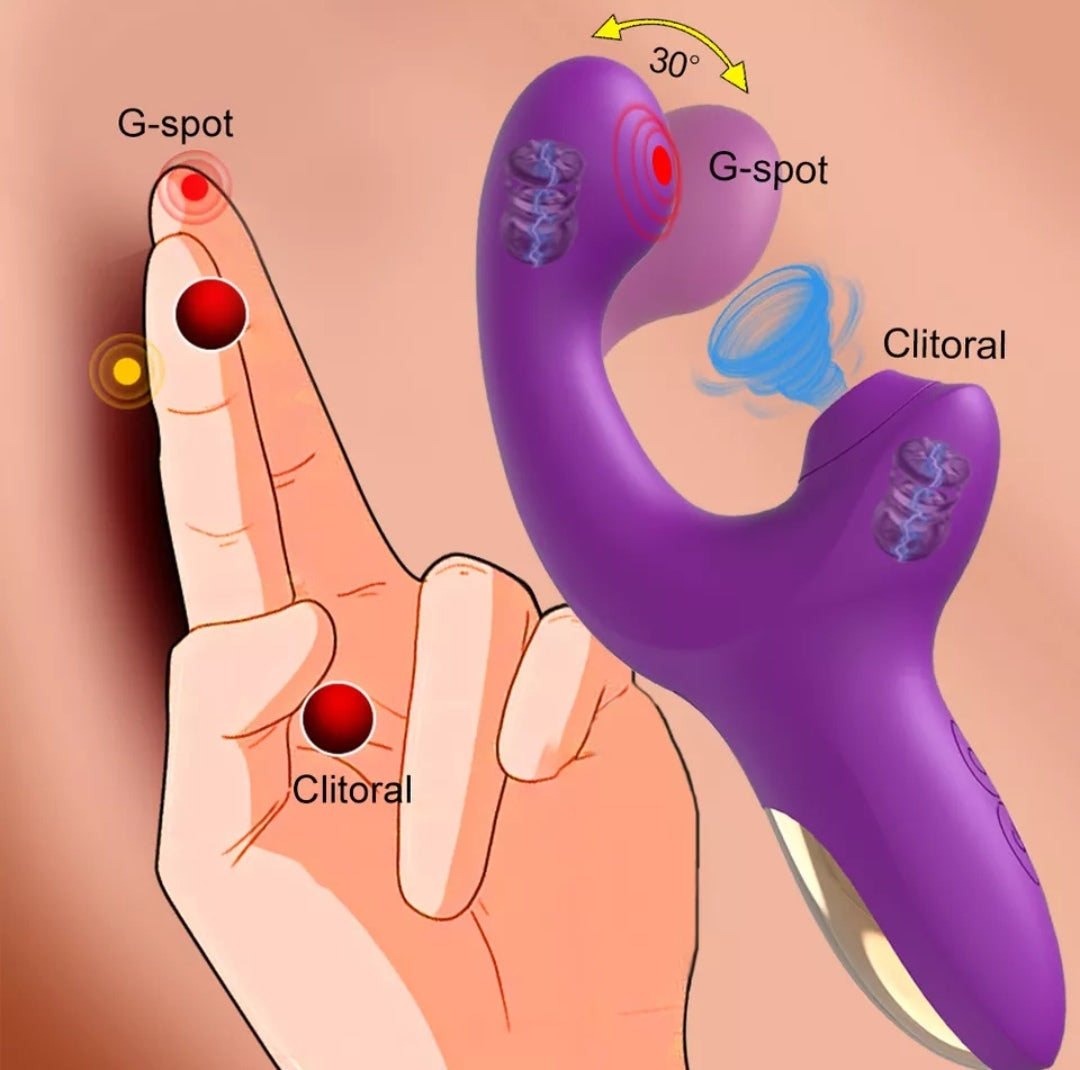 Aspire clitoris clitoral and G-spot stimulator foreplay simulator